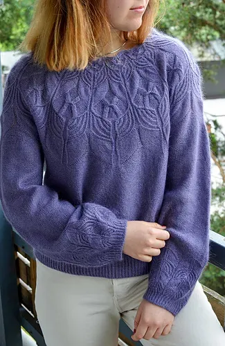 [Ravelry] Блуза Arely (Валентина Богданова)