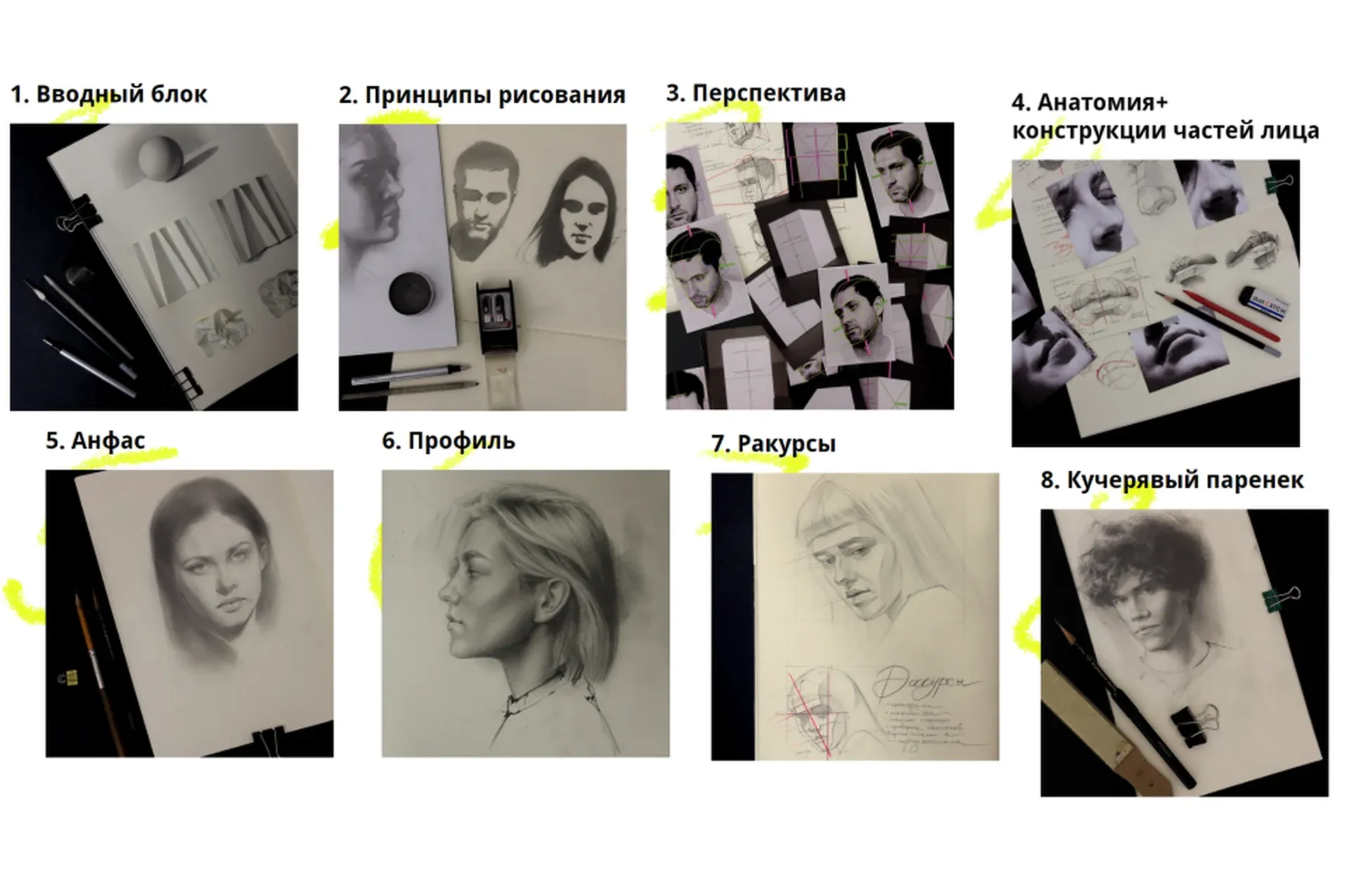 [13.School] Портрет карандашом NEW. Пакет Базовый (Полина Ишханова)