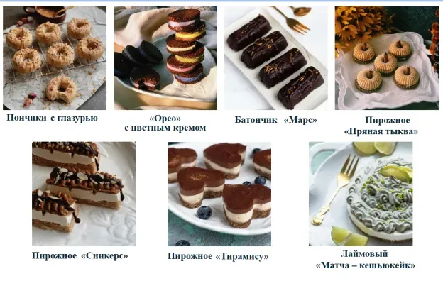 [Кулинарная raw студия] Полезные десерты на raw, два, три. Тариф Lite  (Мари Кабанова)