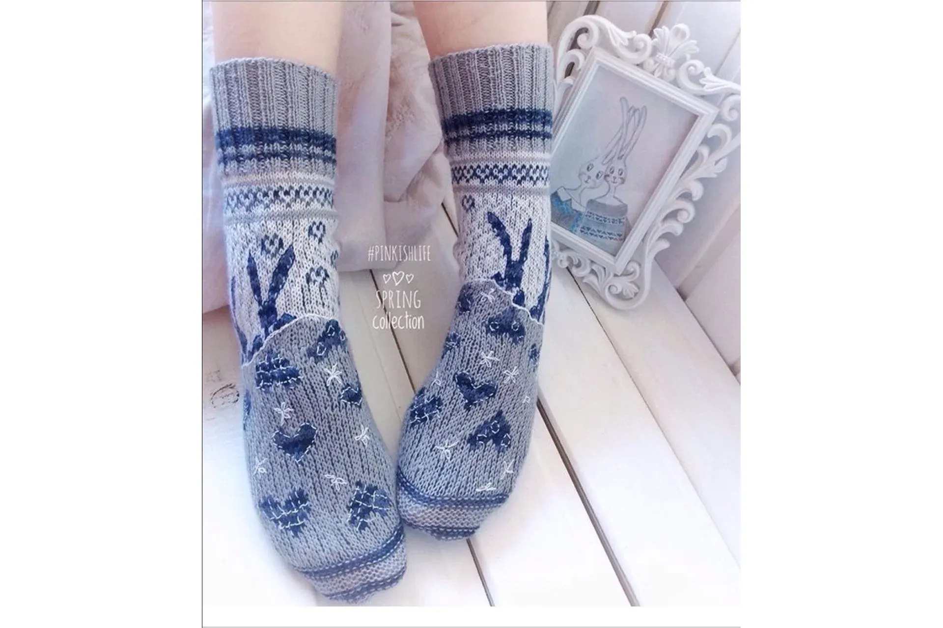 Носки Тепло под одеялом (pinkishlife_knit)