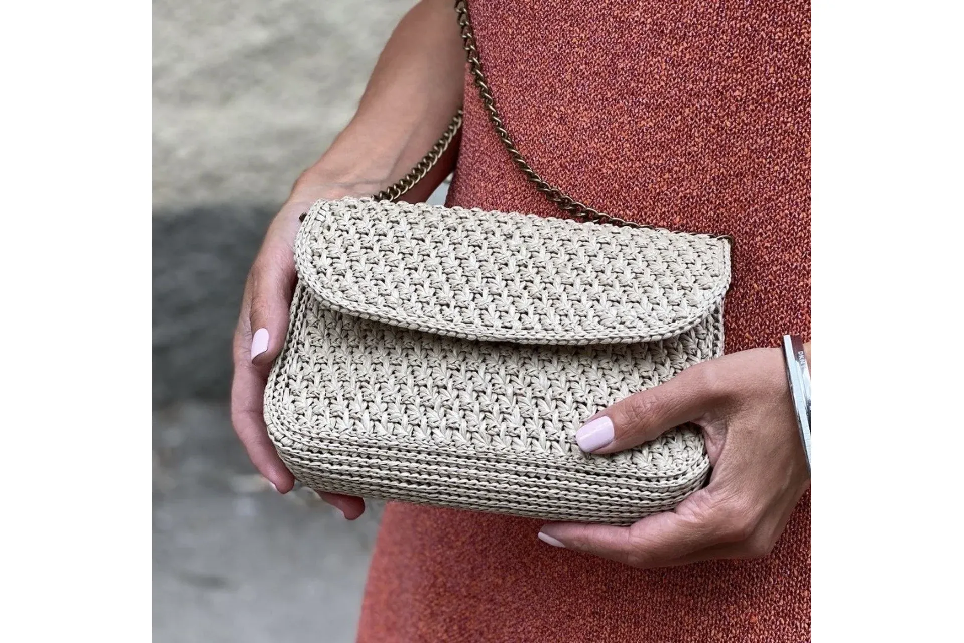 Сумка из рафии Cross-Body (milka_accessories)
