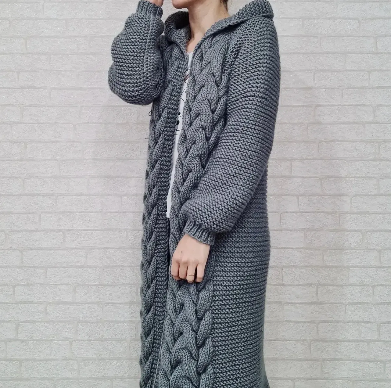 [irinash__knitwear] Кариган с капюшоном (Ирина Шадрина)